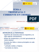 Tema 6. - Tropopausa y Corriente en Chorro