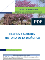 Hechos y Autores - Historia de La Didáctica