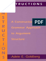 Constructions - Goldberg, A. 1995 PDF