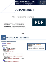 PII - A03 - Tekstualne Datoteke