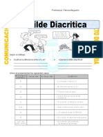 Ficha La Tilde Diacritica 1