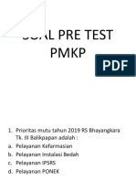 Soal Pre Test PMKP