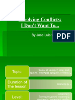 Resolving Conflicts