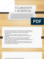 DECLARACION DE AUSENCIA.pptxana karenlovera contreras