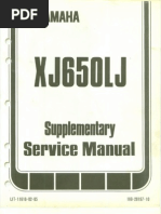 1987 YAMAHA YSR 50T Service Manual | PDF | Motor Oil
