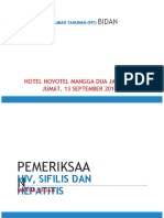 Materi Pemeriksaan Lab (3 Eliminasi HIV, Sifilis Dan Hepatitis) PIT Bidan September 2019