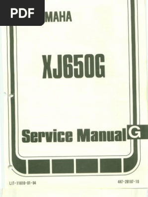 Yamaha XJ650 XJ750 Manual Pt1 | PDF | Ignition System | Relay