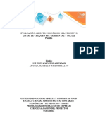 Plantilla Excel Evaluación Aspecto Económico Del Proyecto - Listas Chequeos RSE Ambiental y Social