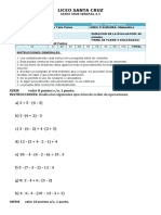 Examen Primer Bimestre