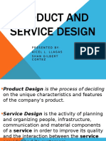 Product and Service Design