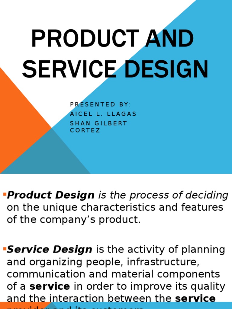 Product and Service Design | PDF | Design | Business