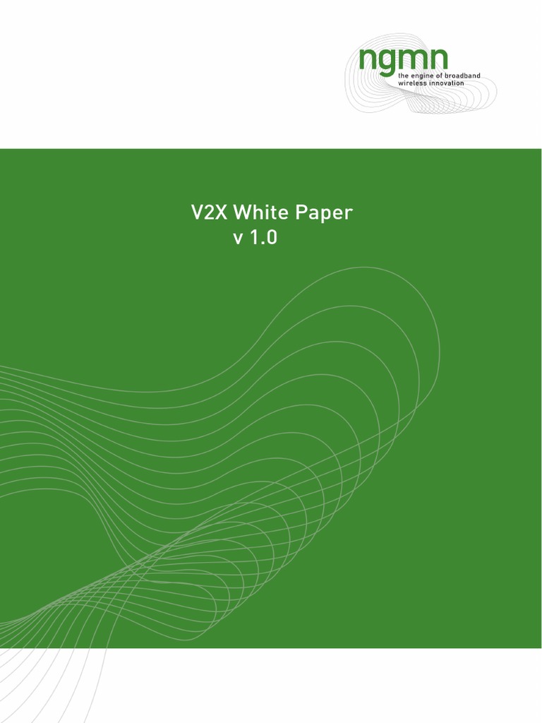 V2X White Paper v1 0 PDF | PDF | Computer Network | Information And ...
