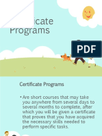 Certificate Programs 2