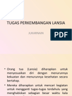 4 Tugas Perkembangan Lansia