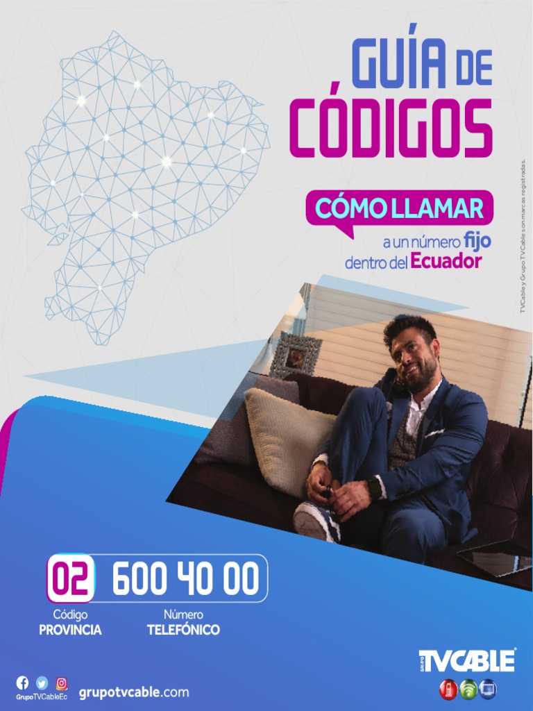 Códigos telefónicos de Ecuador | PDF | Ecuador