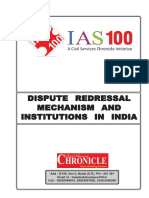 Dispute Redressal Mechanism and Institutions in India PDF