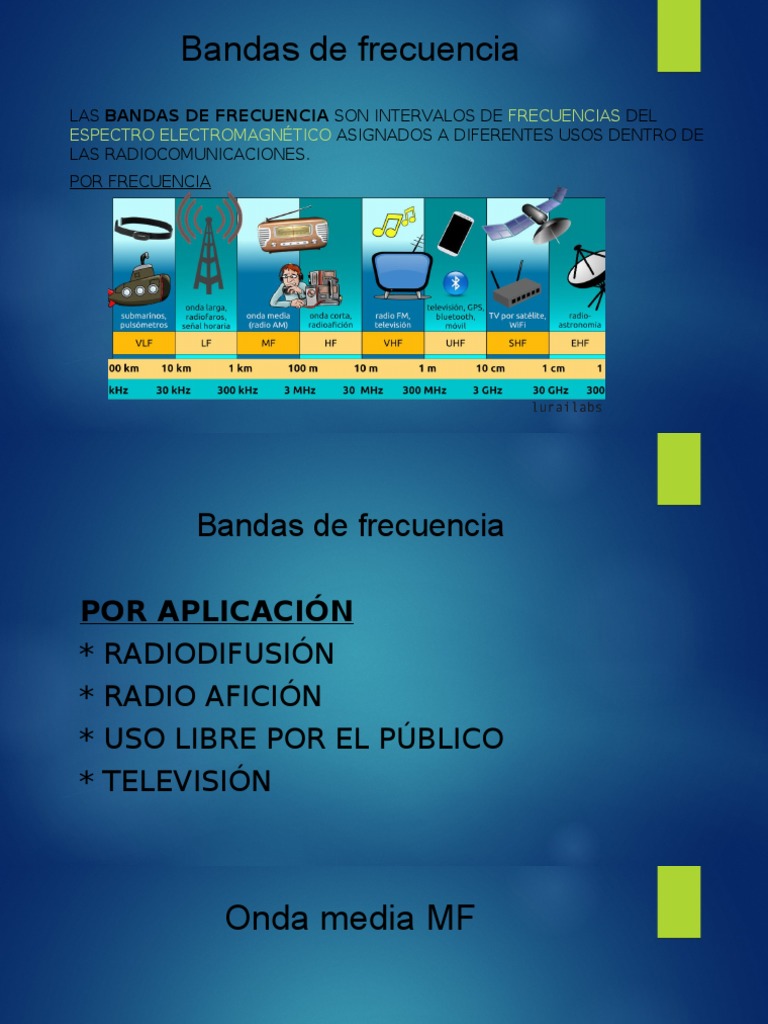 Bandas de Frecuencia en Radiocomunicaciones | PDF