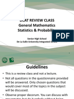 GENMATH and STATPRO - Review Materials