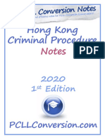 Sample - Hong Kong Criminal Procedure Notes PDF
