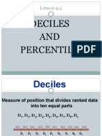 Lesson4.2 Deciles and Percentile