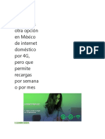 Netwey Es Otra Opción en México de Internet Doméstico Por 4G