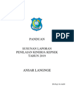 Panduan Susunan Laporan Penilaian Kinerja Kepsek