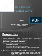 Legal Reasoning Logika Hukum