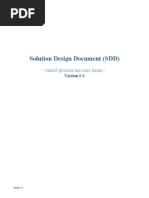 High Level Solution Design Document Template | PDF | Design | Databases