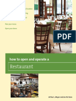 How To Open and Operate A Restaurant by Arthur Meyer, Mick Vann PDF