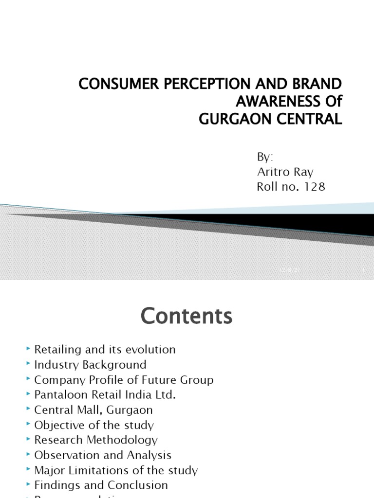 Consumer Perception and Brand Awareness | PDF | Retail | Microeconomics
