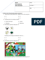 PTS KELAS 1 (Tema 6 Subtema 3 Dan 4)