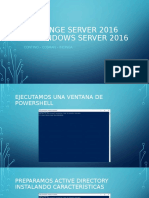 Exchange Server 2016 en Windows Server 2016