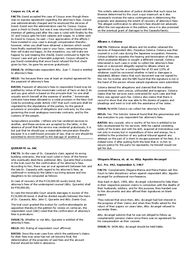 Ethics Cases Pdf Lawsuit Lawyer