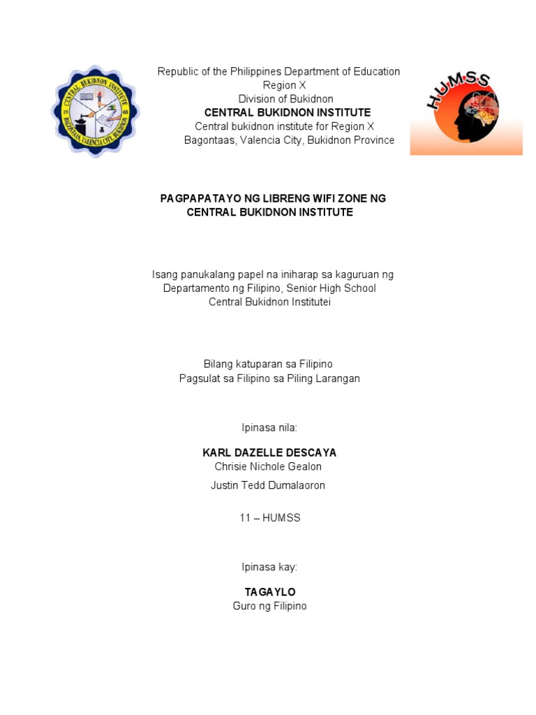 Republic of The Philippines Department of Education | PDF