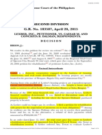 Lexber Inc. V Sps. Dalman G.R. No. 183587, April 20, 2015