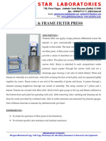 Filter Press (Plate Frame)