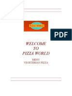 Pizza World Menu