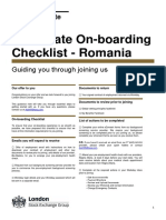LSEG Guidance Note - Romania Candidate On-Boarding Checklist September 2018 PDF