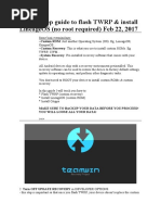 Step by Step Guide To Flash TWRP