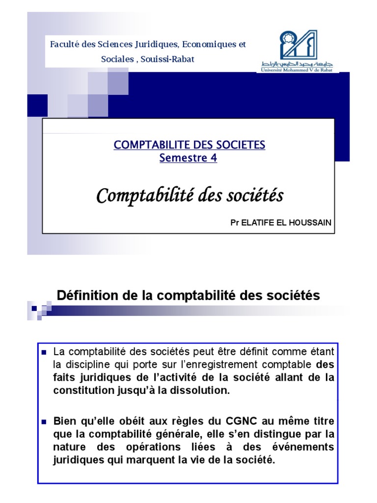 Rachat De Parts Sociales Par La Société Elle même Comptabilisation Comptabilité Des Sociétés2020-Partie1 | PDF | Dividende | Actionnaire