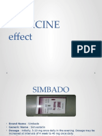 Example MEDICINE EFFECT