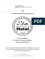 EHZ Halal Richtlinien (Deutsch)