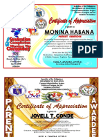 Certificate-2018 (Parent Awardee)