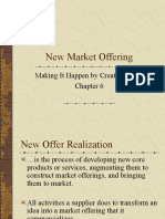 New Market Offering: Making It Happen by Creating Value