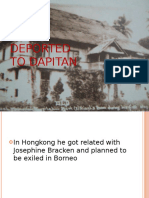 Rizal Deported To Dapitan