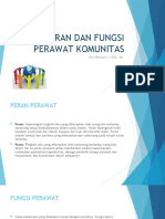 Peran Dan Fungsi Perawat Komunitas