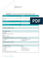 Formative Classroom Assessment Template PDF