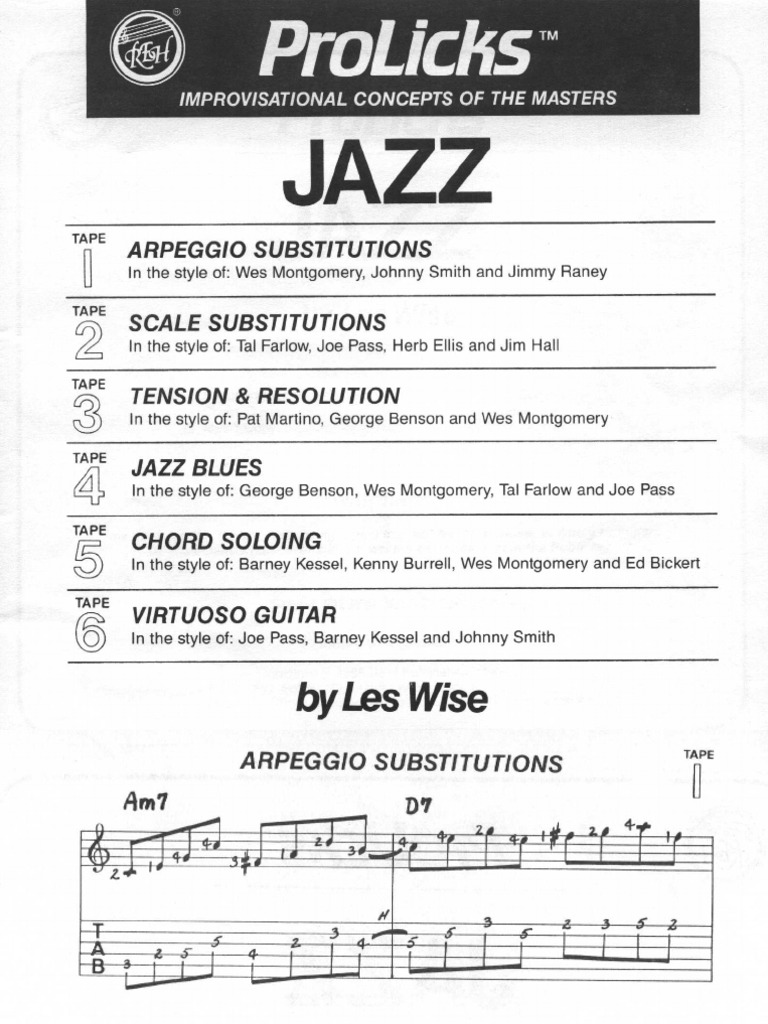 Les Wise Jazz Guitar Method PDF