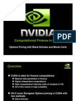 NVIDIA CUDA Computational Finance Geeks3D