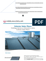 Colector Solar Placa Plana HISSUMA SOLAR PDF